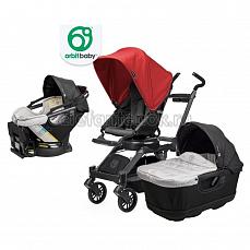 Orbit Baby G3 коляска 3 в 1  Black - капюшон Red