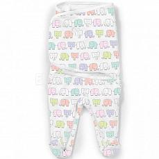 Summer Infant SwaddleMe Footsie Белый-Слоны