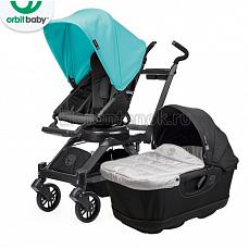 Orbit Baby G3 коляска 2 в 1 Black - капюшон Teal