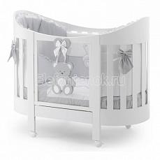 ItalBaby Peluche Oval с матрасом и постельным бельем цвет не выбран