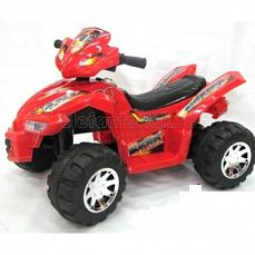 Rich Toys D 068 Электромотоцикл-квадроцикл на 4-х колёсах  красный