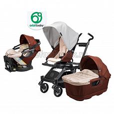 Orbit Baby G3 коляска 3 в 1  Mocha - капюшон Slate