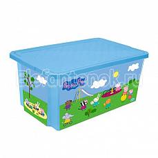 Plastik Репаблик ящик для хранения игрушек X-BOX  Свинка Пеппа, 57л, на колесах Цвет не выбран