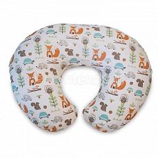 Chicco Подушка Boppy (хлопковый чехол) Modern Woodland