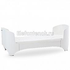 Leander Кровать с матрасом 70x150 White