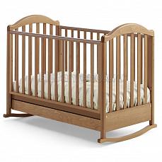 Baby Italia Euro с качалкой орех