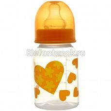 Happy Baby бутылочка со стандартным горлом арт. 10002 персиковый
