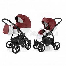 Esspero Grand Newborn Lux 2 в 1 Cherry leatherette (шасси Black)