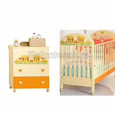 Baby Expert Cuore\Tenerino  детская комната (2 предмета) Крем\оранжевый