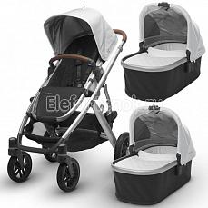 UPPAbaby Vista для двойни (2 в 1) (Аппабеби Виста) Loic (White)