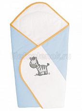 Ceba Baby Одеяло-конверт Zebra Blue вышивка W-810-002-160
