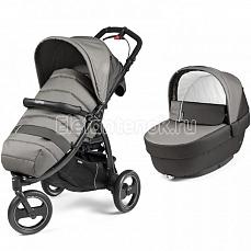 Peg-Perego Book Cross 2 в 1 (с люлькой Culla Elite) (Пег-Перего Бук Кросс Кулла Элит) Class Grey