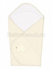 Ceba Baby Одеяло-конверт Elephants creamy вышивка W-810-057-171