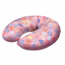 Ceba Baby Подушка для кормления Mini Circles pink трикотаж W-702-071-130