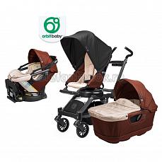 Orbit Baby G3 коляска 3 в 1  Mocha - капюшон Black