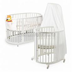 Stokke Sleepi детская кроватка + колыбель белый