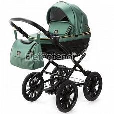 Adamex Chantal Retro (2 в 1) (Адамекс Шанталь Ретро) C105В изумрудная кожа золотые молнии 