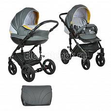 Tutis Mimi Plus Premium (2 в 1) тёмно-серый/горчица/узор