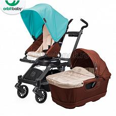 Orbit Baby G3 коляска 2 в 1 Mocha - капюшон Teal