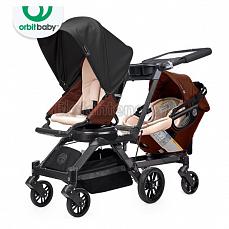 Orbit Baby G3 Growing Family (коляска для погодок) Mocha - капюшон Black