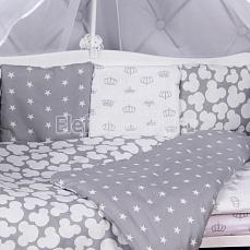 AmaroBaby борт 12 подушек (АмароБейби) Silver
