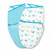 Summer Infant Swaddleme®LuxeWhisper Quiet Конверт для пеленания на липучке (2 шт.)