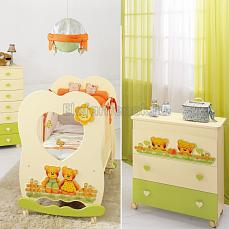 Baby Expert Cuore детская комната (2 предмета) Крем\зеленый