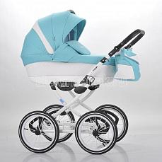 Mr Sandman Voyage Premium 50% кожа 2 в 1  Белый Перфорированный - Бирюзовый в Принт