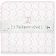 SwaddleDesigns Фланелевая пеленка для новорожденного Pink Mod on WH
