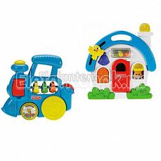 Fisher Price "Блестящие основы" Паровозик и Домик в ассортименте Цвет не выбран