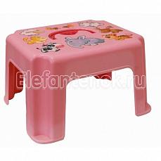 IDEA Детский табурет-подставка   Розовый