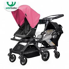 Orbit Baby G3 Growing Family (коляска для погодок) Black - капюшон Raspberry