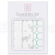 SwaddleDesigns Набор пеленок SwaddleLite SC Elephant/Chickies