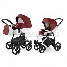 Esspero Grand Newborn Lux 2 в 1 Cherry leatherette (шасси Chrome)