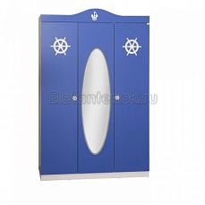 Calimera Captain Blue шкаф 3-х дверный с зеркалом  Цвет не выбран