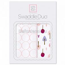 SwaddleDesigns Набор пеленок Swaddle Duo PP Cute & Wild