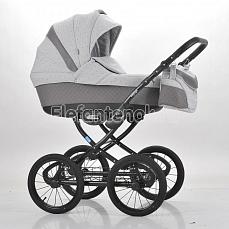 Mr Sandman Voyage Premium 50% кожа 2 в 1  Серый Перфорированный - Светло-Серый в Принт