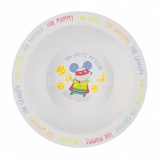 Happy Baby FEEDING BOWL глубокая тарелка на присоске Mouse