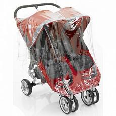 Baby Jogger дождевик для коляски City Mini Double Цвет не выбран