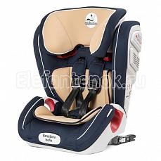 Mr Sandman Barcelona Isofix 9-36 кг синий\бежевый