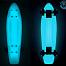 Y-SCOO 402E-B Скейтборд Y-SCOO Big Fishskateboard GLOW 27" винил 68,6х19 с сумкой