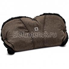 Moon  Hand Muff brown fishbone