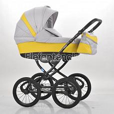 Mr Sandman Voyage Premium 50% кожа 2 в 1 Желтый Перфорированный - Светло-Серый