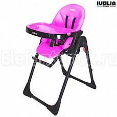 IVOLIA LOVE стульчик для кормления на 4 колесах pink