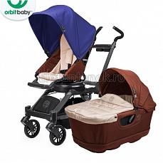 Orbit Baby G3 коляска 2 в 1 Mocha - капюшон Blueberry