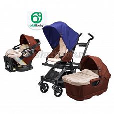 Orbit Baby G3 коляска 3 в 1  Mocha - капюшон Blueberry