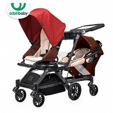 Orbit Baby G3 Growing Family (коляска для погодок) Mocha - капюшон Red