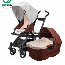 Orbit Baby G3 коляска 2 в 1 Mocha - капюшон Slate