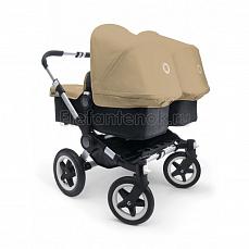 Bugaboo Donkey Twin  black\sand обычный капюшон