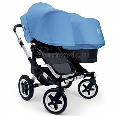 Bugaboo Donkey Duo  BLACK/ICE BLUE  (капюшон с расширением)